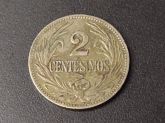 Uruguai  2 Centésimos 1924 CuNi - 976L -