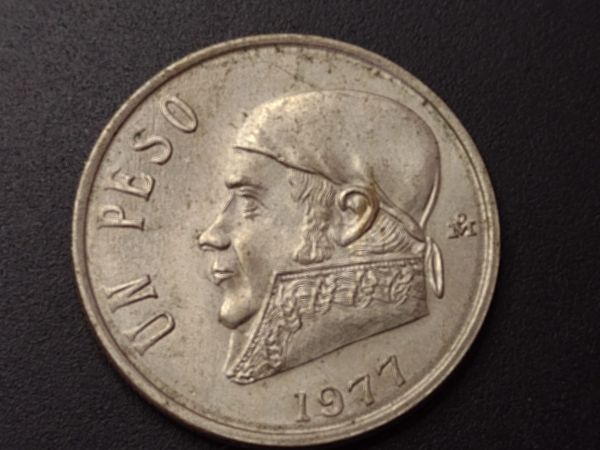 México 1 Peso 1977 - CuNi - 986L -