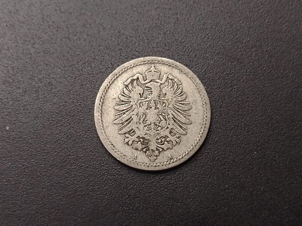 Alemanha 5 Pfennig 1889-A - CuNi- 984L -