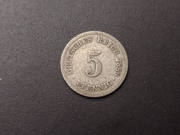 Alemanha 5 Pfennig 1889-A - CuNi- 984L -