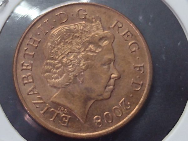 Inglaterra - 2 Pence - 2008 - 992L -